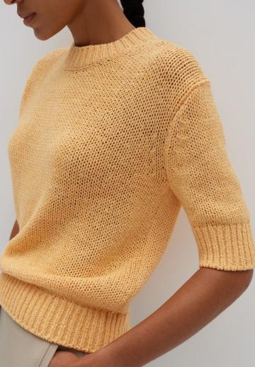 Пуловер с коротким рукавом