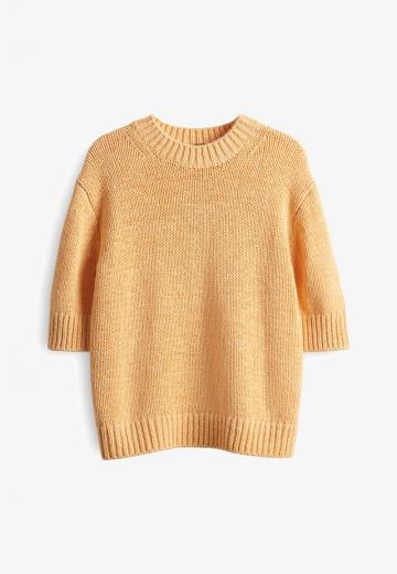 Пуловер с коротким рукавом