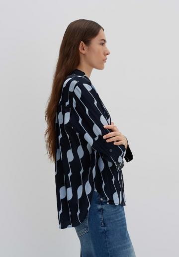 Атласная блузка