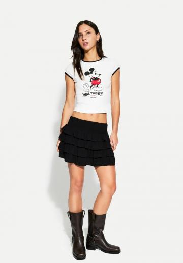 Юбка с воланами