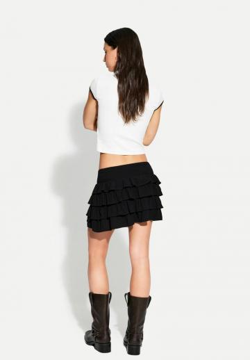 Юбка с воланами