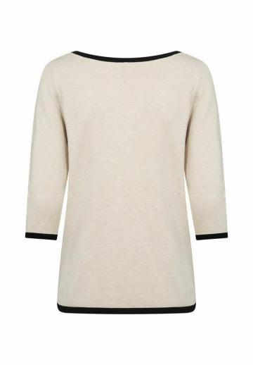 Пуловер с рукавом три четверти