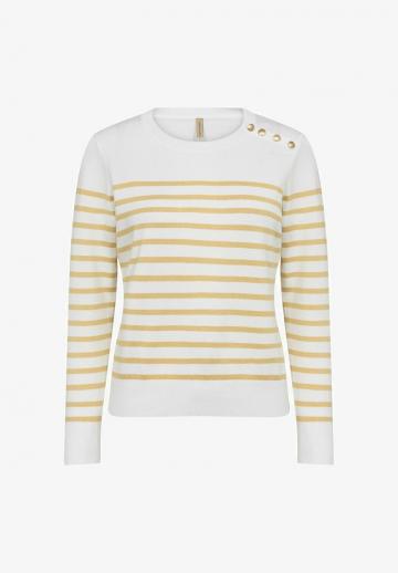 Пуловер в полоску