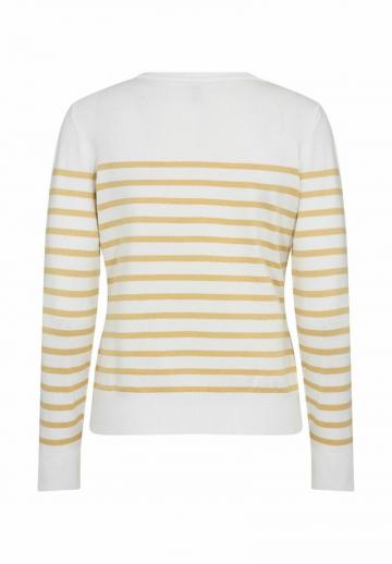 Пуловер в полоску