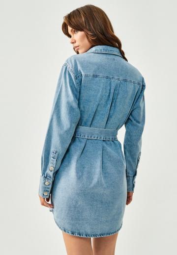 Джинсовое платье