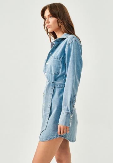 Джинсовое платье