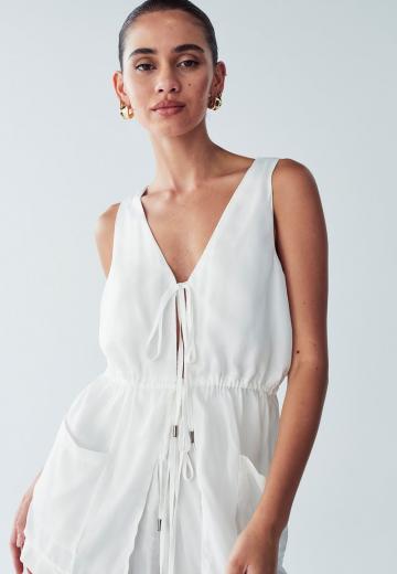 Длинный топ