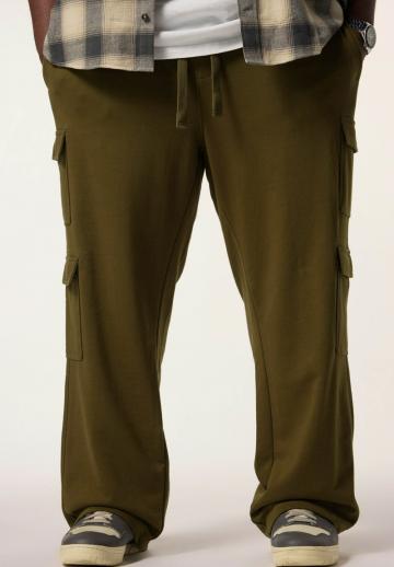 Брюки с накладными карманами