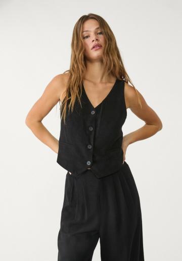 Джинсовая жилетка