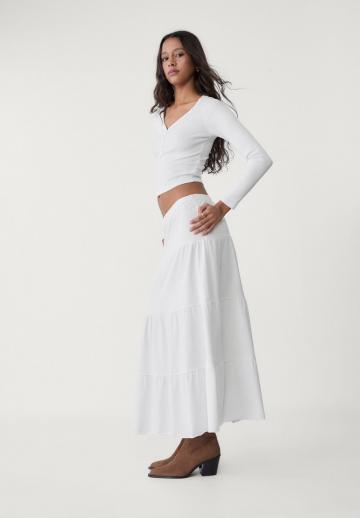 Юбка с воланами