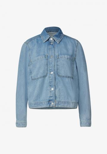 Джинсовая жилетка