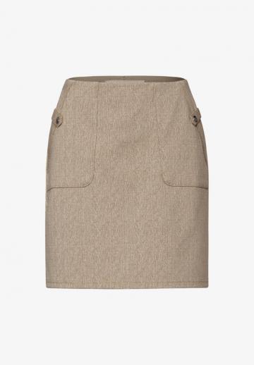 Юбка с накладными карманами