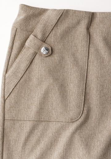 Юбка с накладными карманами