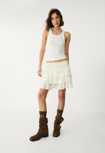 Юбка с воланами