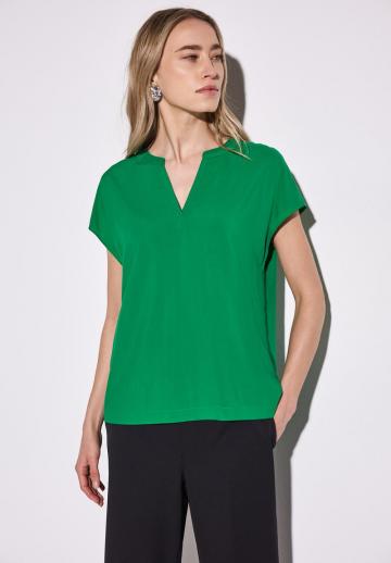 Атласная блузка