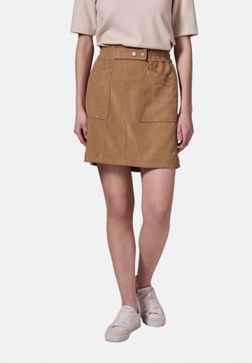 Юбка с накладными карманами