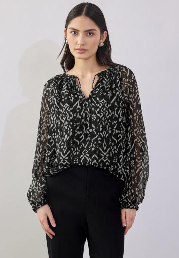 Шифоновая блузка