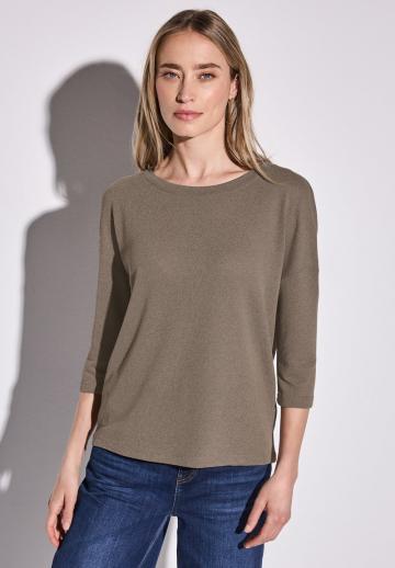 Пуловер с рукавом три четверти