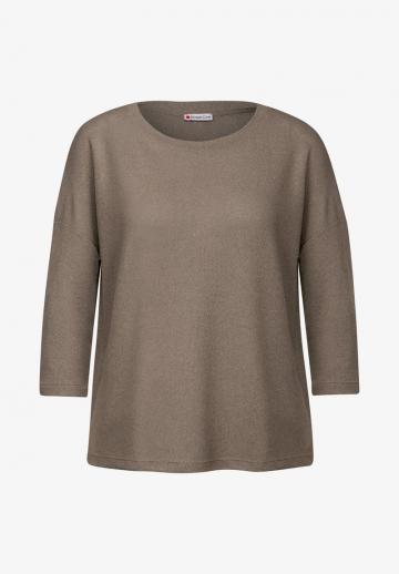 Пуловер с рукавом три четверти