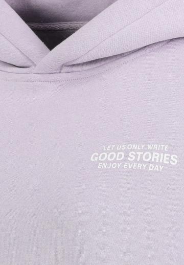 Пуловер с капюшоном