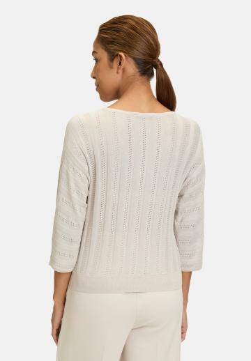 Пуловер с рукавом три четверти