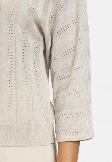 Пуловер с рукавом три четверти