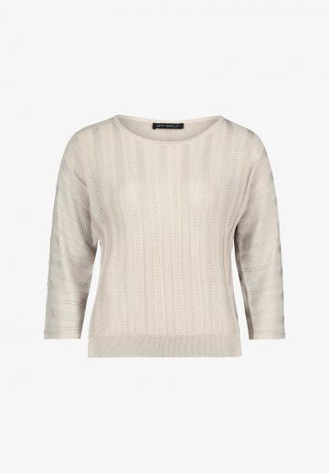 Пуловер с рукавом три четверти