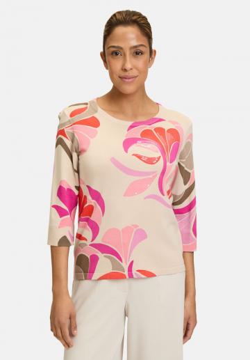 Пуловер с рукавом три четверти