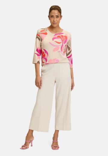 Пуловер с рукавом три четверти