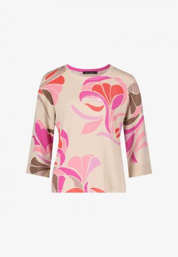 Пуловер с рукавом три четверти