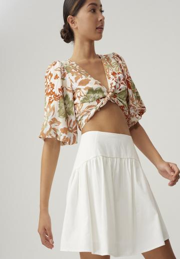 Юбка с воланами