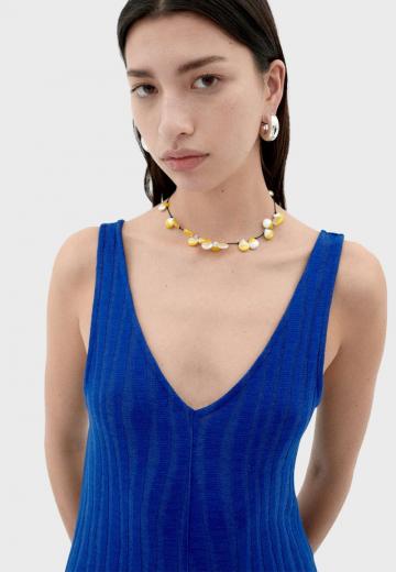 Вязаное платье