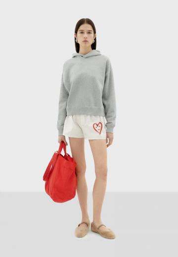 Пуловер с капюшоном