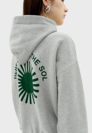 Пуловер с капюшоном