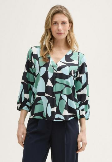 Атласная блузка