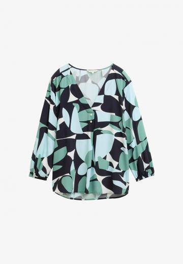 Атласная блузка