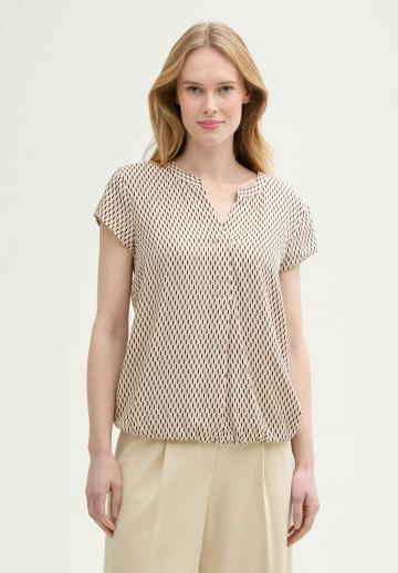 Атласная блузка