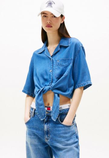 Джинсовая блузка