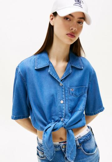 Джинсовая блузка