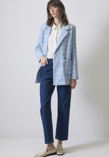 Длинный блейзер