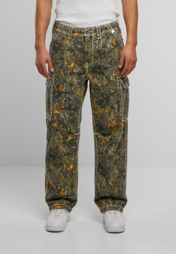 Брюки с накладными карманами