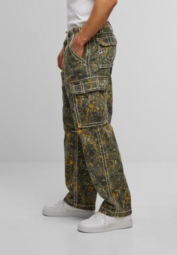 Брюки с накладными карманами