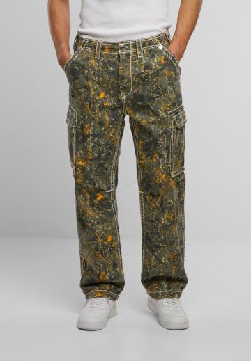 Брюки с накладными карманами