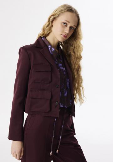 Блейзер с накладными карманами