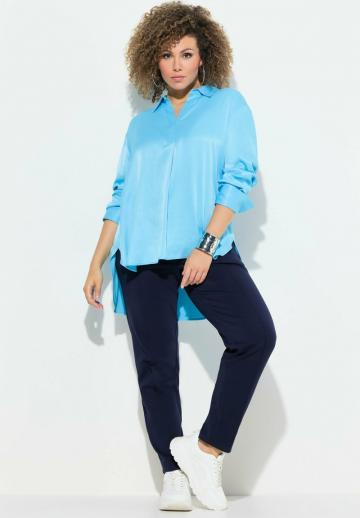 Атласная блузка