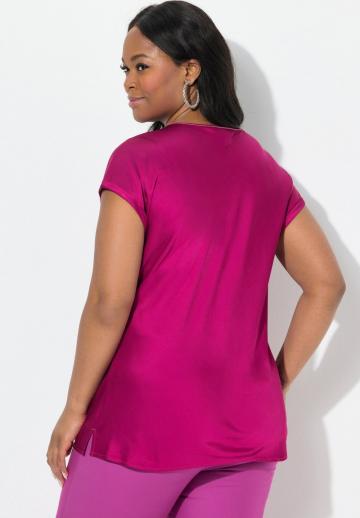 Атласная блузка