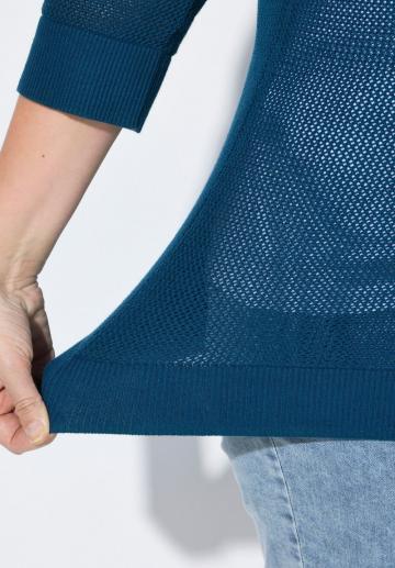 Пуловер с рукавом три четверти