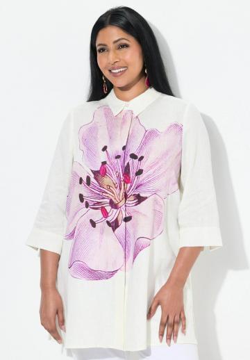 Длинная блузка