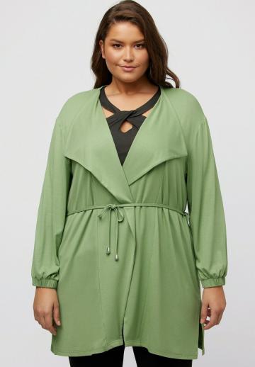 Длинный жилет