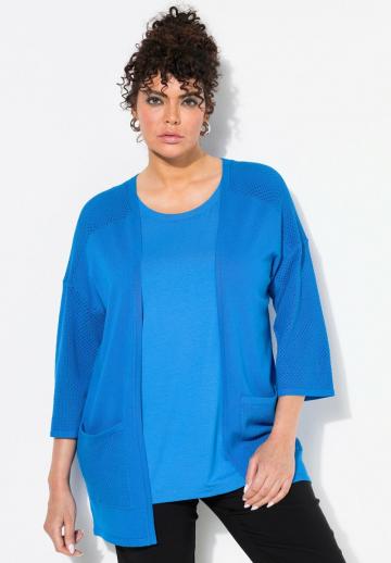 Длинный жилет